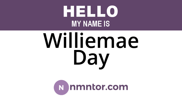 Williemae Day
