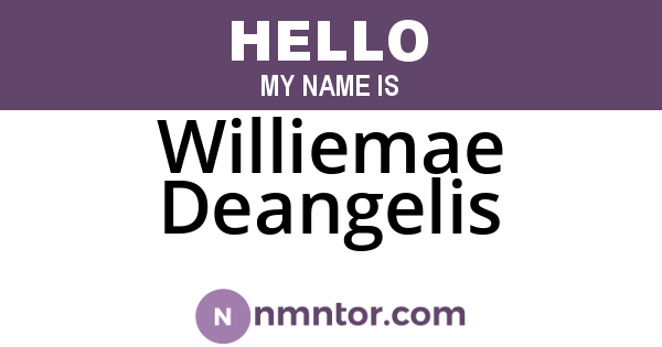 Williemae Deangelis