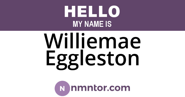 Williemae Eggleston