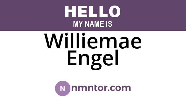 Williemae Engel