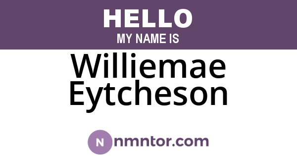 Williemae Eytcheson
