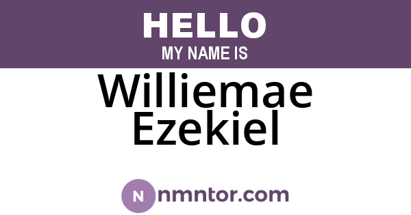 Williemae Ezekiel
