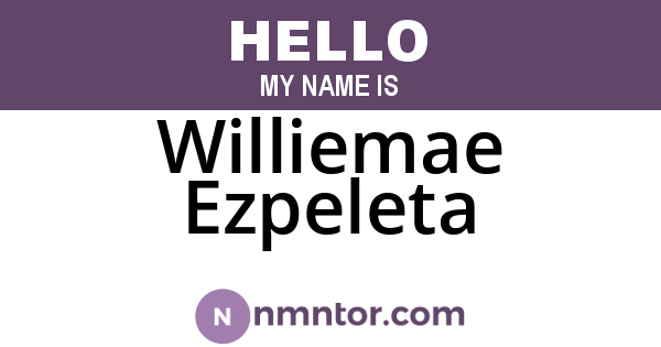 Williemae Ezpeleta