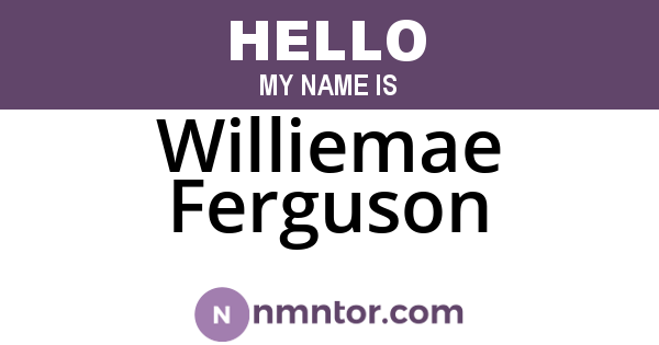 Williemae Ferguson