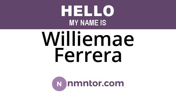 Williemae Ferrera