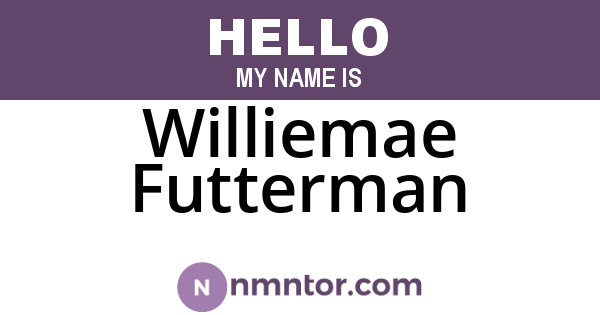 Williemae Futterman