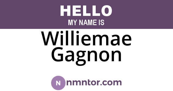 Williemae Gagnon