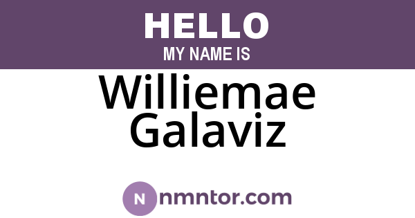 Williemae Galaviz
