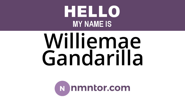 Williemae Gandarilla