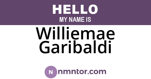 Williemae Garibaldi