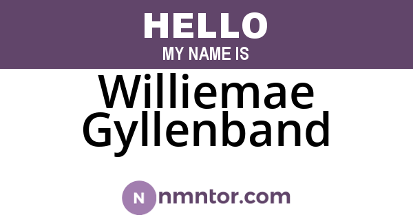 Williemae Gyllenband
