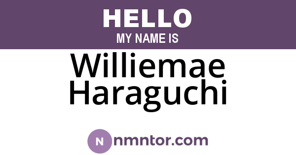 Williemae Haraguchi