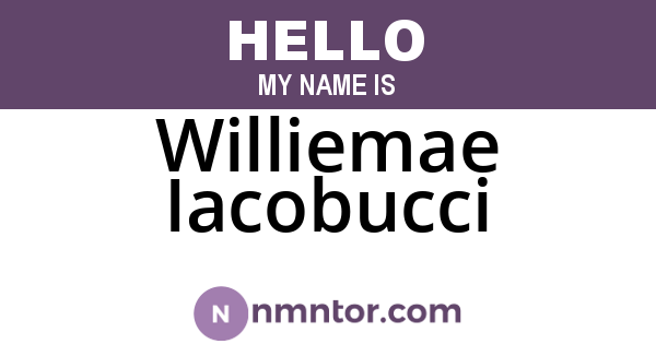 Williemae Iacobucci