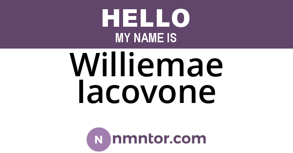 Williemae Iacovone