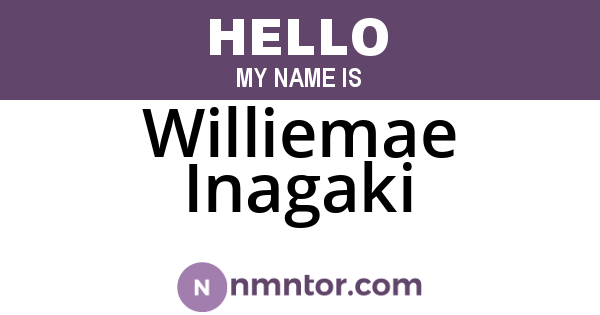 Williemae Inagaki