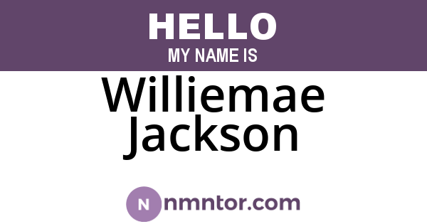 Williemae Jackson