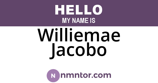 Williemae Jacobo