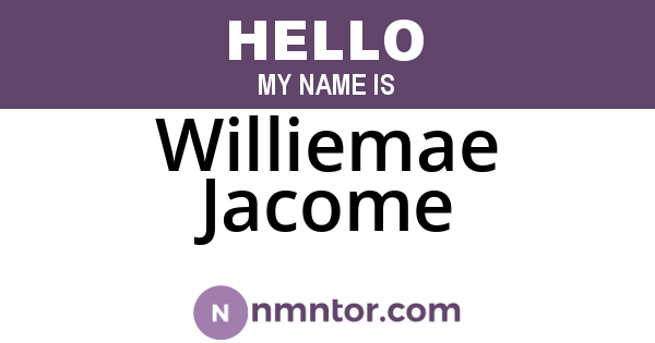 Williemae Jacome