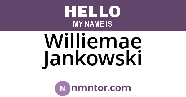Williemae Jankowski