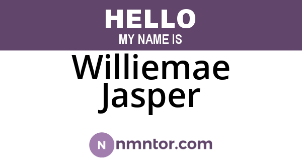 Williemae Jasper