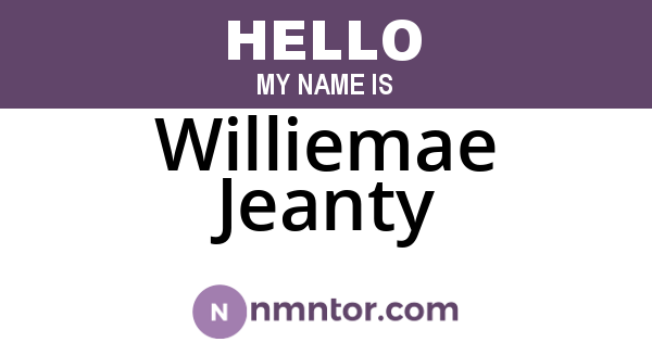 Williemae Jeanty