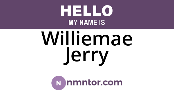 Williemae Jerry
