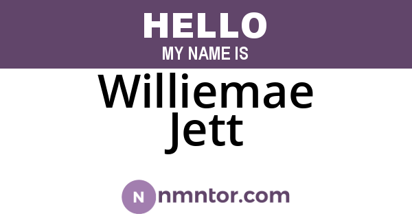 Williemae Jett