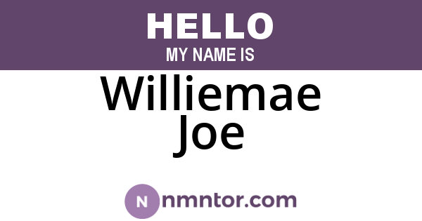 Williemae Joe