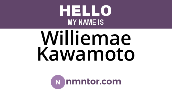 Williemae Kawamoto