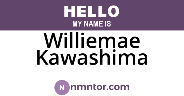 Williemae Kawashima