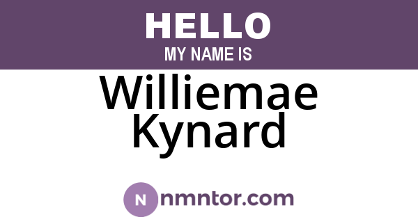 Williemae Kynard