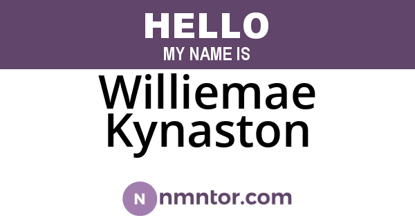 Williemae Kynaston