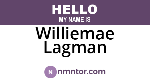 Williemae Lagman