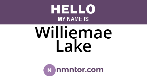 Williemae Lake