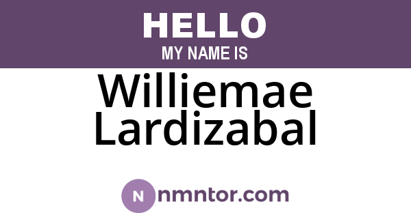 Williemae Lardizabal