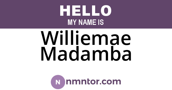 Williemae Madamba