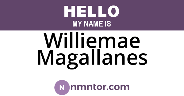 Williemae Magallanes