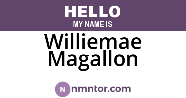 Williemae Magallon