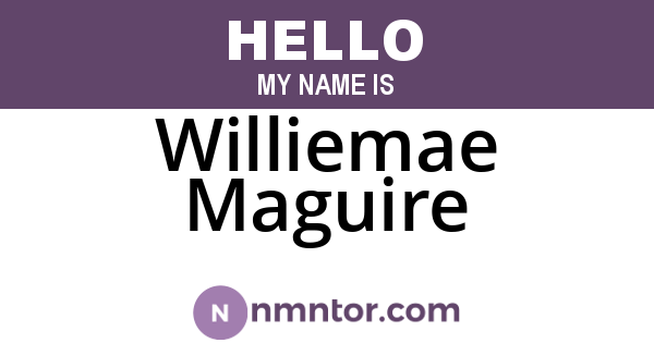 Williemae Maguire