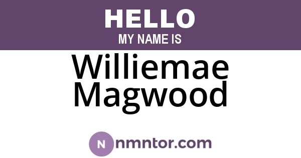Williemae Magwood