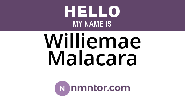 Williemae Malacara