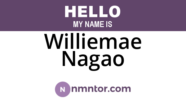 Williemae Nagao