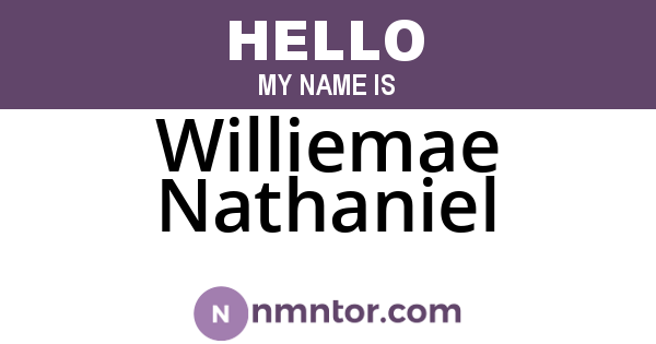 Williemae Nathaniel