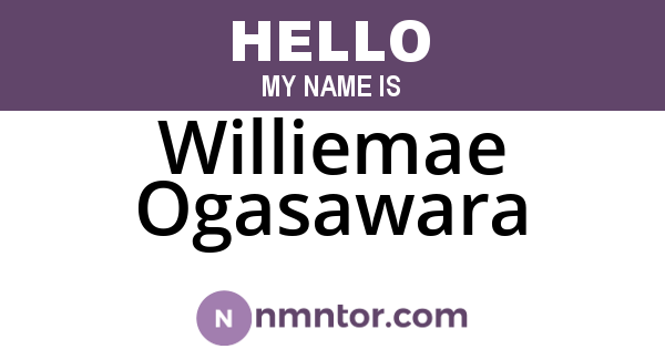 Williemae Ogasawara