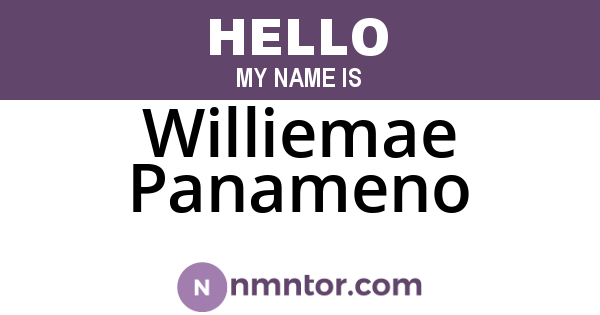 Williemae Panameno
