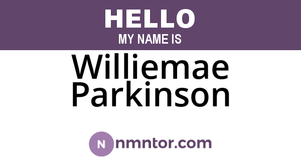 Williemae Parkinson