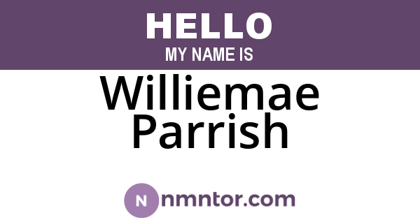 Williemae Parrish