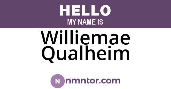Williemae Qualheim