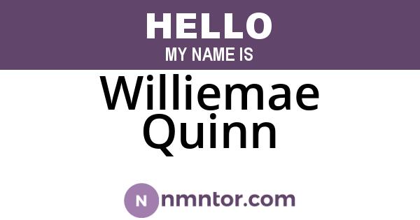 Williemae Quinn