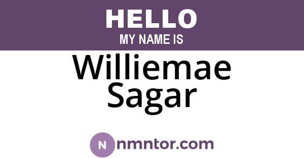 Williemae Sagar